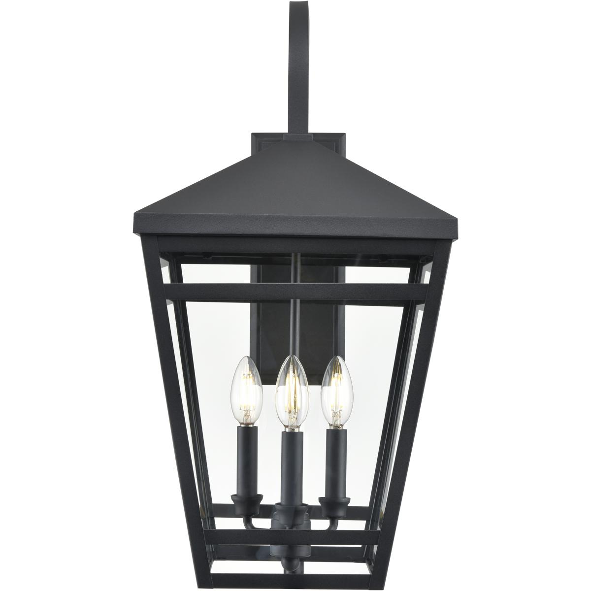 Millennium Lighting 82104-TBK Seager 3 Light 24.25 inch Textured Black Outdoor Wall Sconce